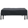 vidaXL Table Cover Plain Black 82 x 82 x 15 cm Fabric