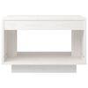vidaXL Coffee Table White 50x50x33.5 cm Solid Pinewood