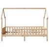 vidaXL Kids' House Bed Frame without Mattress 90x200 cm Pine