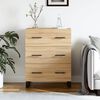 vidaXL Sideboard Sonoma Oak 69.5x34x90 cm Engineered Wood
