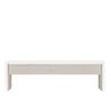 vidaXL Monitor Stand White 50x27x15 cm Solid Wood Pine
