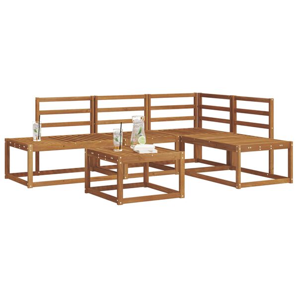 vidaXL Sofa Set Natural