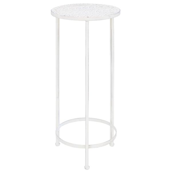 vidaXL Plant Stand Set 3 Pieces Vintage Style Metal Antique White