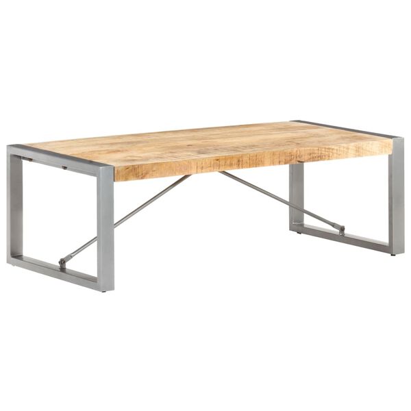 vidaXL Coffee Table 120x60x40 cm Rough Mango Wood