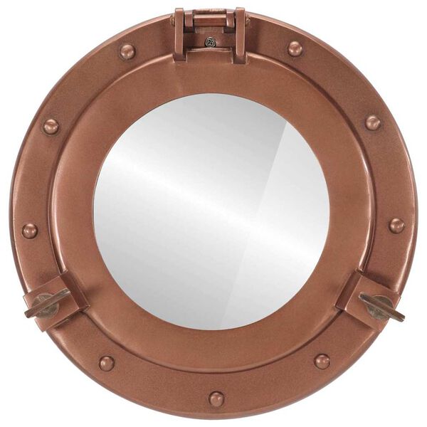 vidaXL Porthole Mirror Wall Hanging Ø30 cm Aluminium and Glass