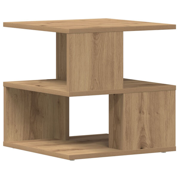 vidaXL Side Table Artisan Oak 40 x 40 x 40 cm Engineered Wood