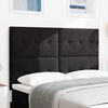 vidaXL Headboard with LED Strip Lights Adjustable Black 72 cm Velvet
