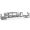 vidaXL 6 Piece Garden Lounge Set Grey Solid Wood Pine