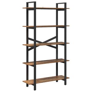 vidaXL Bookshelf Old Wood 100 x 33.5 x 178 cm Engineered Wood
