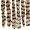 vidaXL Fly Curtain Beige and Brown 90x200 cm Chenille