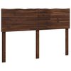 vidaXL Live Edge Headboard ROSTOCK Dark Brown 120 cm Solid Acacia Wood