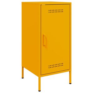 vidaXL Sideboard Mustard Yellow 36x39x79 cm Steel