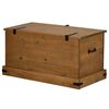 vidaXL Storage Chest HALDEN 91x48x47 cm Solid Wood Pine