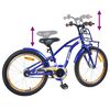 vidaXL Kids Bike 18'' for 5-7 Years Old Dark Blue