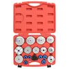 vidaXL 19 Piece Oil Filter Cap Set