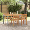 vidaXL Outdoor Tables Natural and grey 180 x 90 x 75 cm