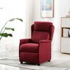 vidaXL Recliner Chair Wine red 67.5 x 93.5 x 101.5 cm Fabric