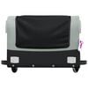 vidaXL Bike Trailer Black and Grey 30 kg Iron