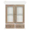 vidaXL Wall Cabinet White 49x22x59 cm Engineered Wood