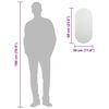vidaXL Mirror 60x30 cm Glass
