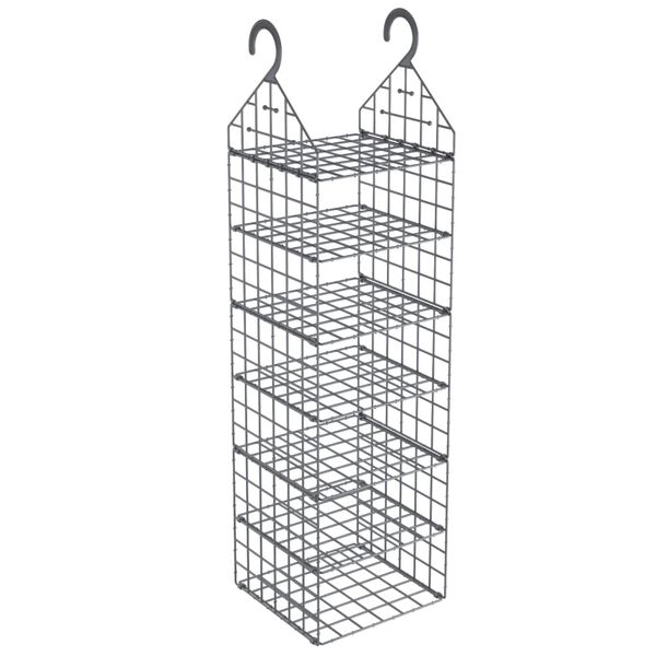 vidaXL Hanging Closet Organiser with 7 Shelves