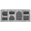 vidaXL TV Cabinet Grey Sonoma 100 x 35 x 40 cm Engineered Wood