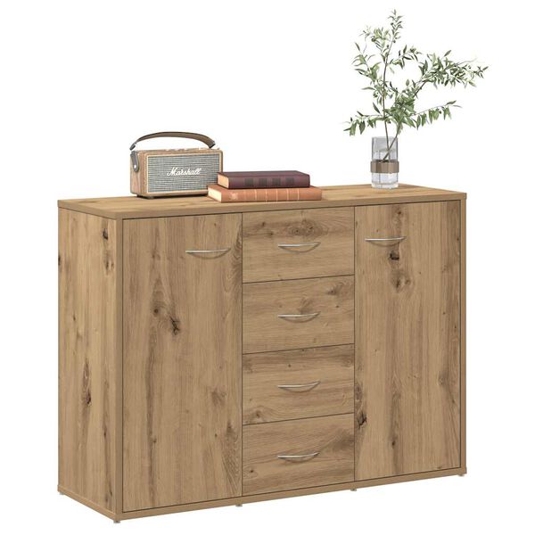 vidaXL Sideboard Artisan Oak 88x30x64 cm Engineered Wood
