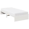 vidaXL Day Bed with Mattress White 80x200 cm Solid Wood Pine