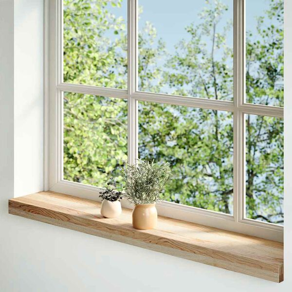 vidaXL Window Sills 2 pcs&nbsp;Untreated 90x15x2 cm Solid Wood Oak