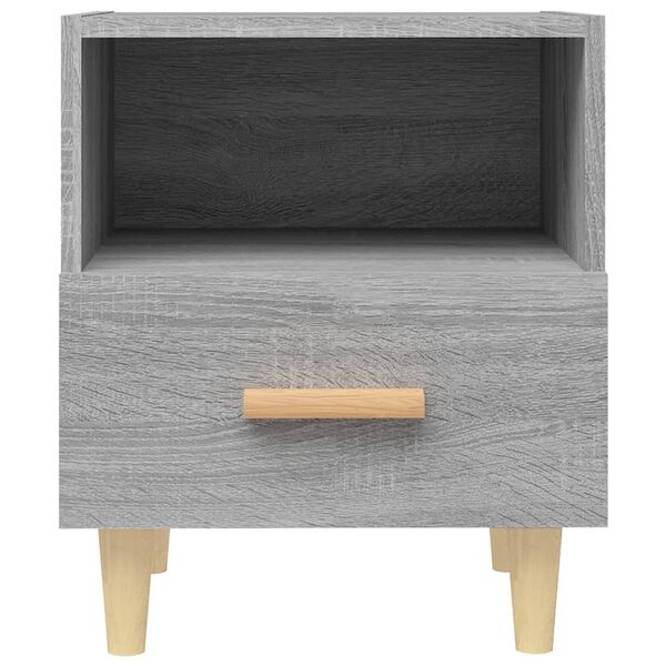 vidaXL Bedside Cabinets 2 pcs Grey Sonoma 40x35x47 cm