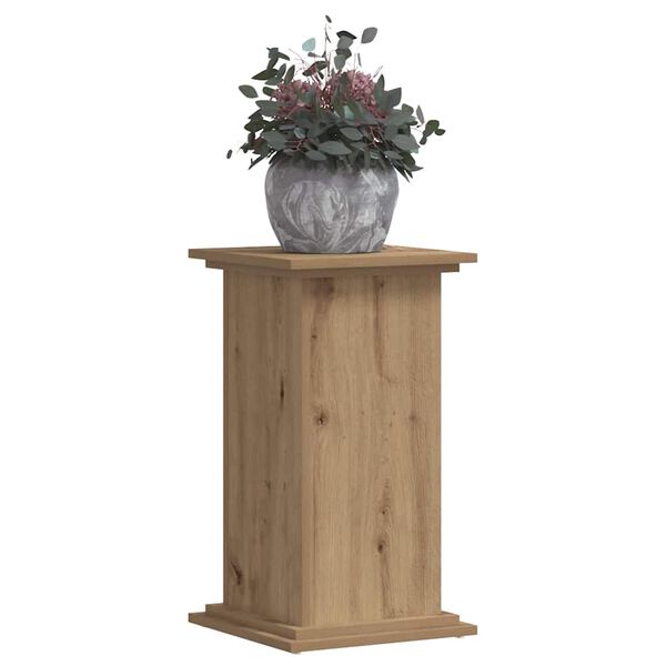 vidaXL Plant Stand Artisan Oak 33x33x60 cm Engineered Wood