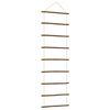 vidaXL Wall Decoration Ladder-Shaped 50x150 cm Natural Branch