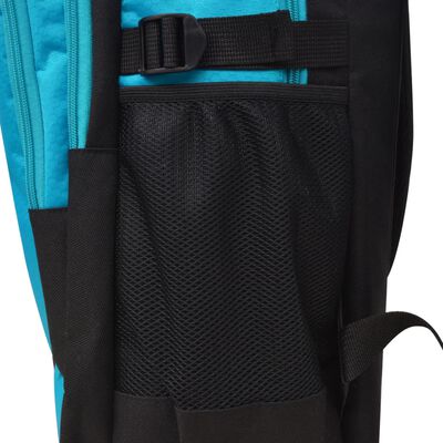 vidaXL School Backpack 40 L Black and Blue