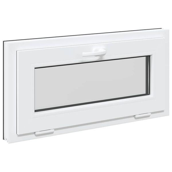 vidaXL Basement Window RISOR 80x40 cm Tilt 2 Glazing Anthracite