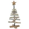 vidaXL Christmas Tree with Stand Brown 60 cm Solid teak wood
