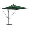 vidaXL Cantilever Banana Parasol Green 249 x 249 x 250 cm