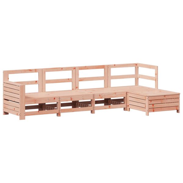 vidaXL 5 Piece Garden Sofa Set Solid Wood Douglas Fir