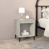 vidaXL Bedside Cabinet Concrete Grey 40x35x50 cm