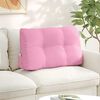 vidaXL Back Pillow Pink 80 x 24 x 50 cm Fabric