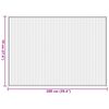vidaXL Rug Rectangular Light Natural70x100 cm Bamboo