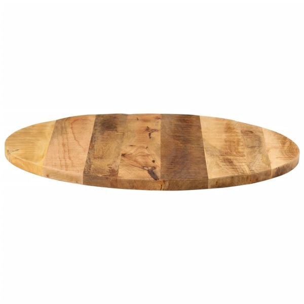 vidaXL Table Top &Oslash; 70x2.5 cm Round Solid Wood Rough Mango