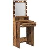 vidaXL Dressing Table Old Wood 50 x 41 x 135 cm Engineered Wood