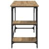 vidaXL Desk Artisan Oak 120 x 50 x 75 cm Engineered Wood