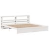 vidaXL Bed Frame with Headboard without Mattress White 180x200 cm Super King