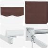 vidaXL Manual Retractable Awning Brown 300x250 cm