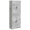 vidaXL Cabinet Set 2 pcs Concrete Grey Engineered Wood