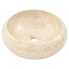 vidaXL Sink 40x12 cm Marble Cream