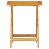 vidaXL Folding Bistro Set Folding 3 pcs Brown Solid acacia wood