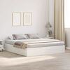 vidaXL Bed Frame with Storage White 180 x 200 cm Engineered wood
