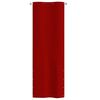 vidaXL Balcony Screen Red 80x240 cm Oxford Fabric